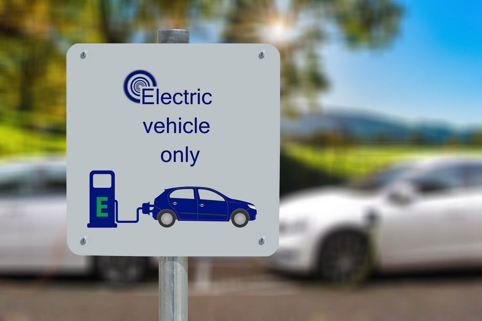 charging station for electric vehicles only