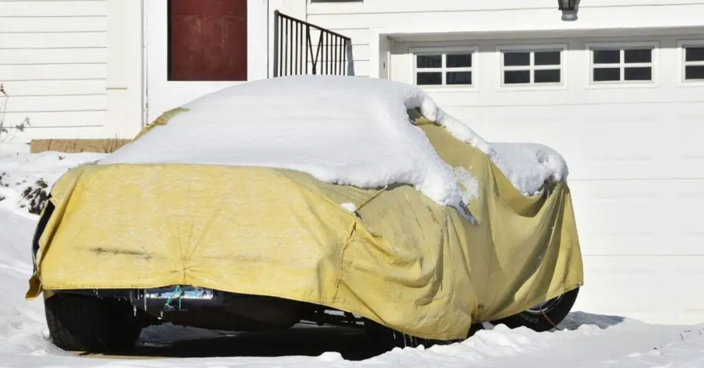 winter snow car cover, heavy-duty car cover, weatherproof car cover