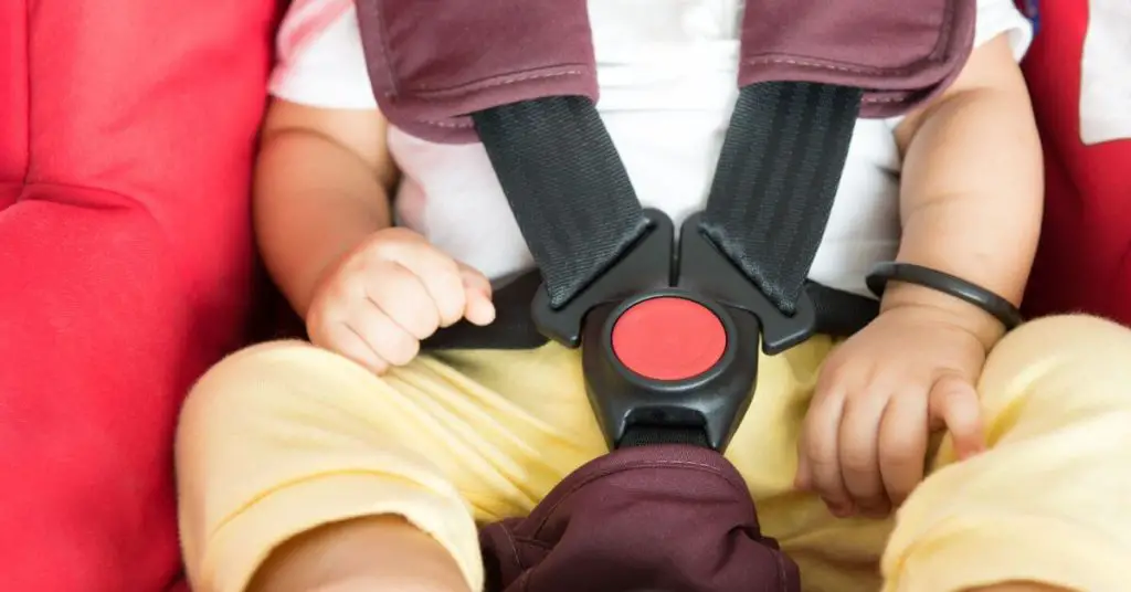 5-point harness system is designed to keep your child securely in the seat