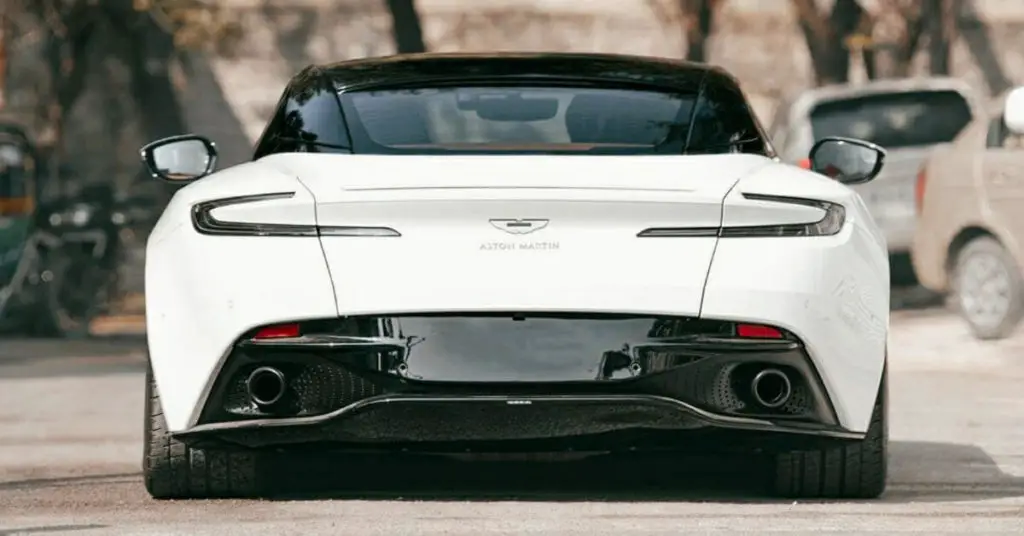 White Aston Martin DB11