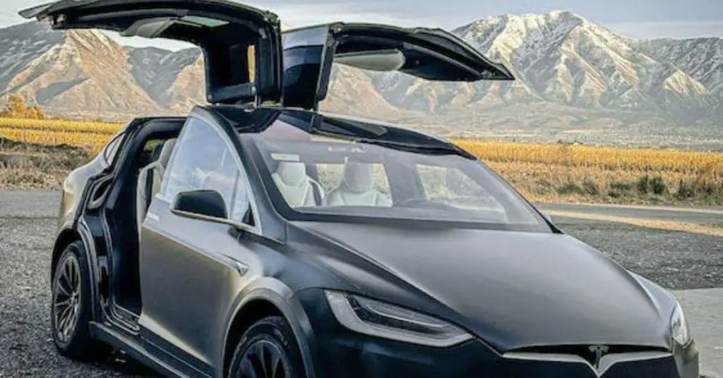 Tesla X falcon doors