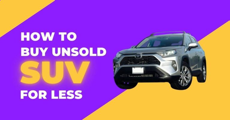 Unsold SUVs | How To Save Big On Your Next Vehicle