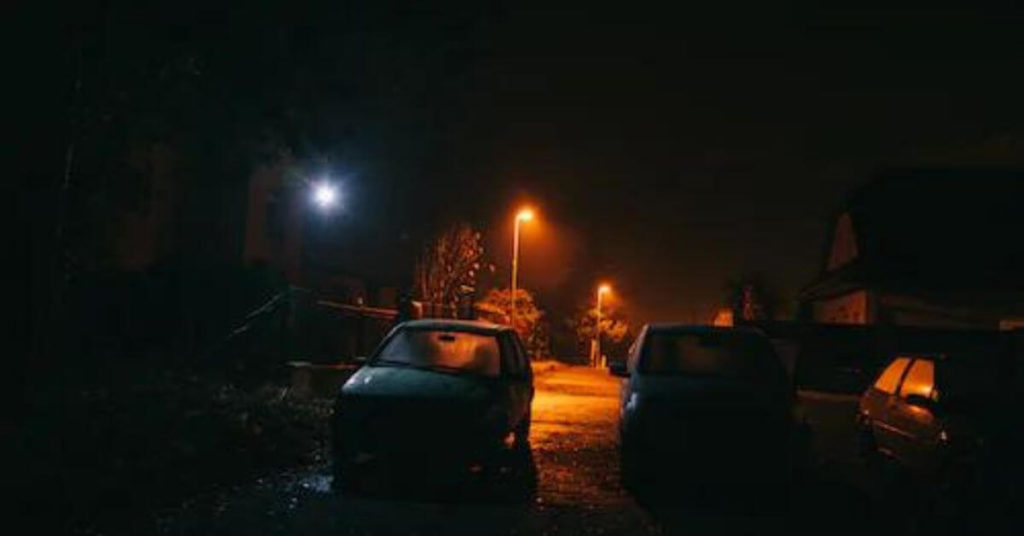 car at night
