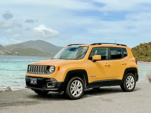 yellow jeep renegade